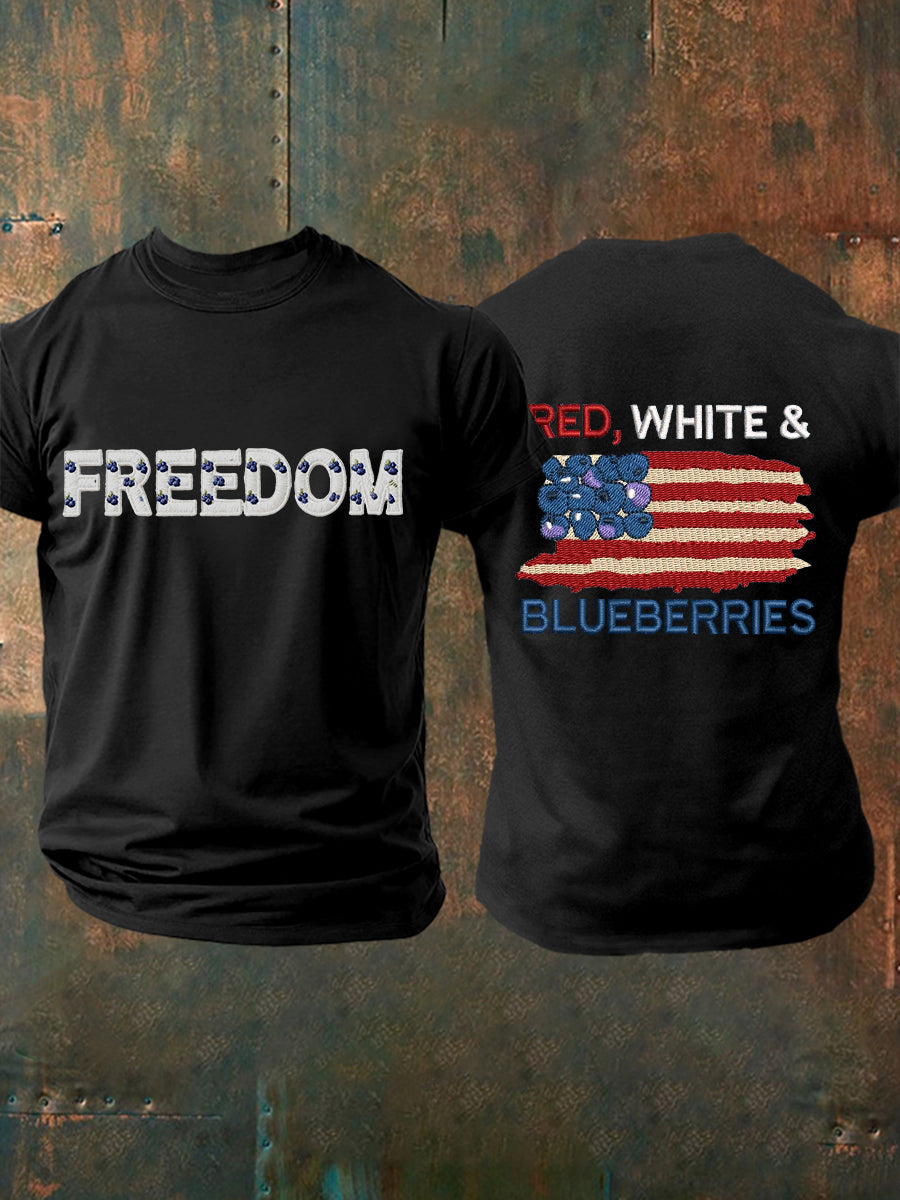 Men's 'Red White & Blueberries' T-shirt