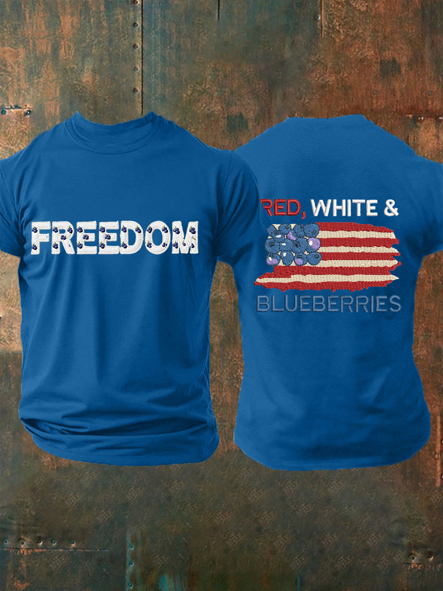 Men's 'Red White & Blueberries' T-shirt