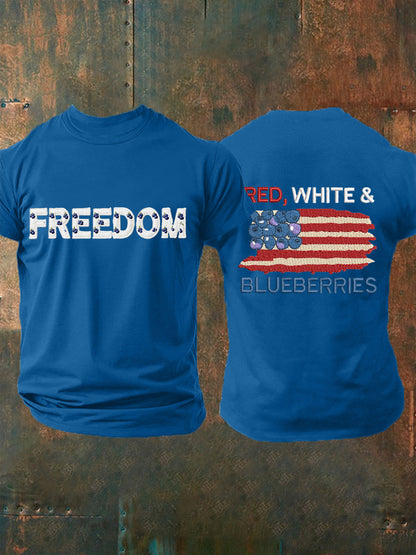 Men's 'Red White & Blueberries' T-shirt
