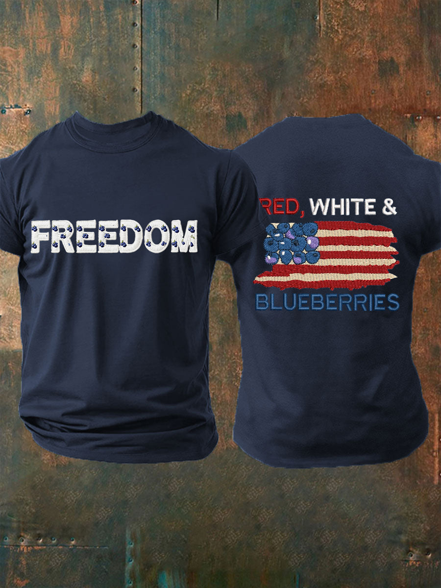 Men's 'Red White & Blueberries' T-shirt