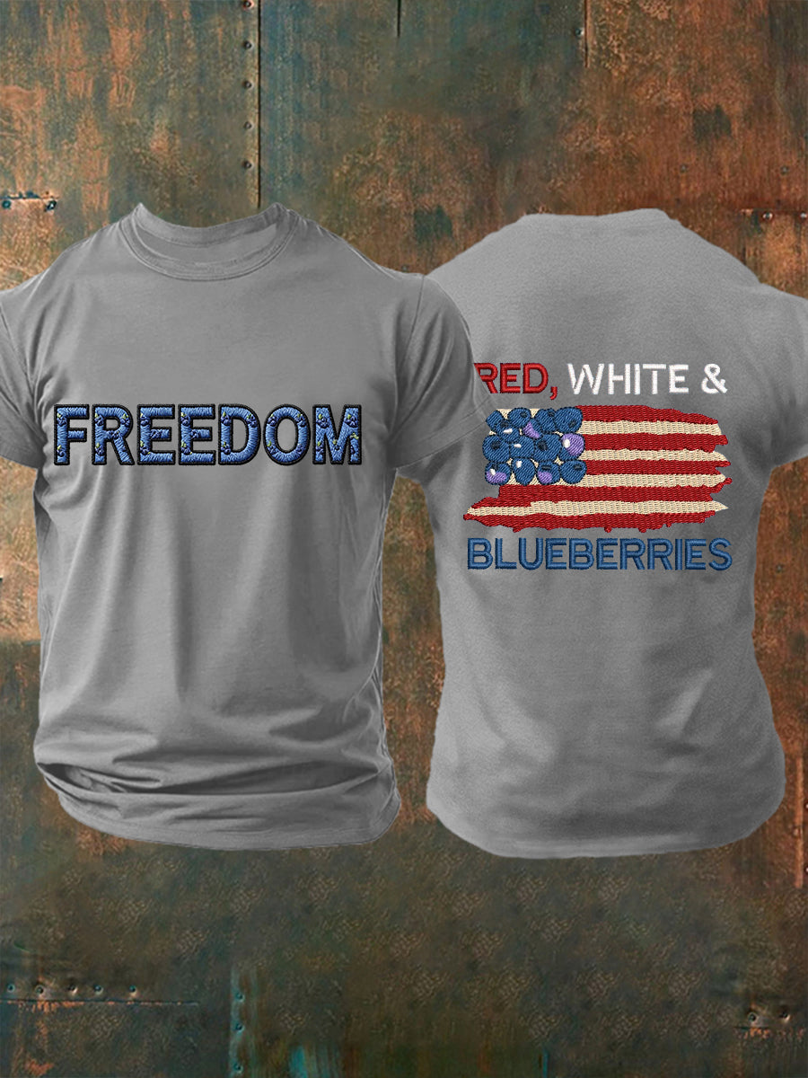 Men's 'Red White & Blueberries' T-shirt