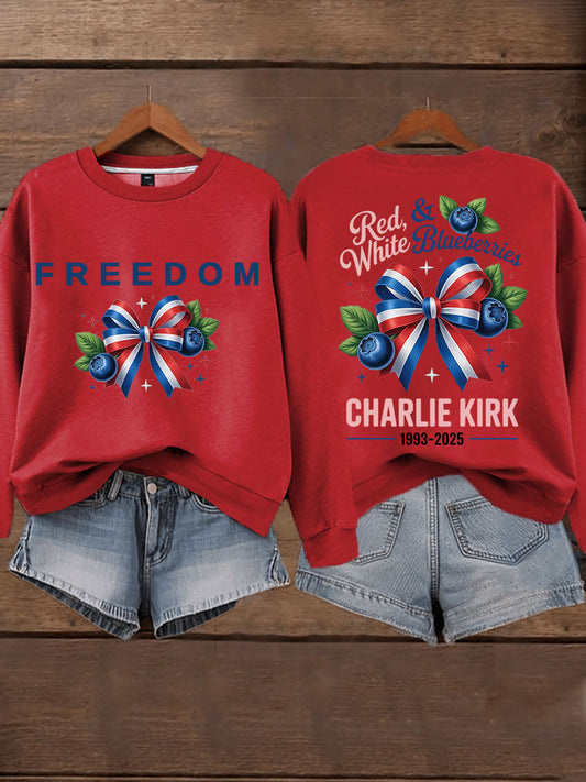 Women's 'Red White & Blueberries' sweatshirt