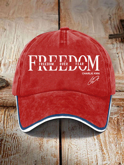 Unisex Freedom Print Hat
