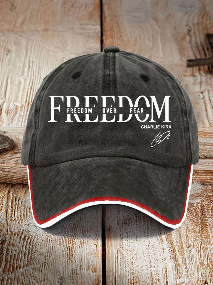 Unisex Freedom Print Hat