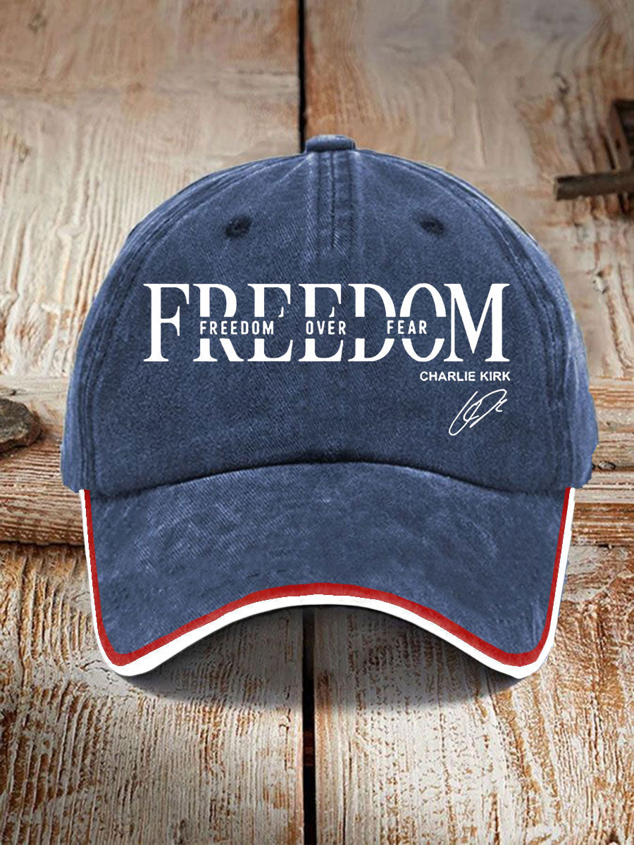 Unisex Freedom Print Hat