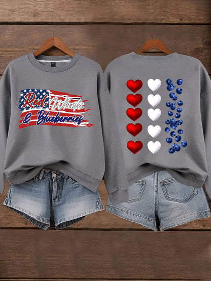 Women's 'Red White & Blueberries' sweatshirt