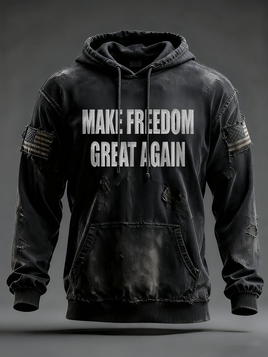 Men's 'Make Freedom Great Again' hoodie