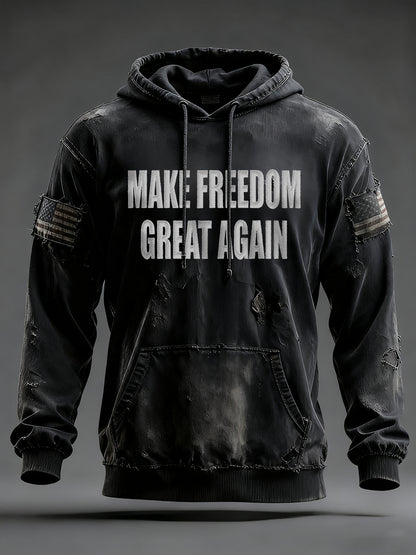 Men's 'Make Freedom Great Again' hoodie