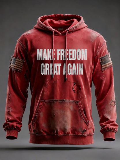 Men's 'Make Freedom Great Again' hoodie