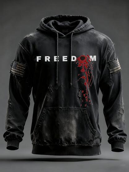 Men's 'FREEDOM' Hooded Sweatshirt