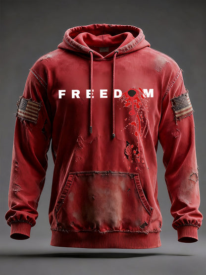 Men's 'FREEDOM' Hooded Sweatshirt