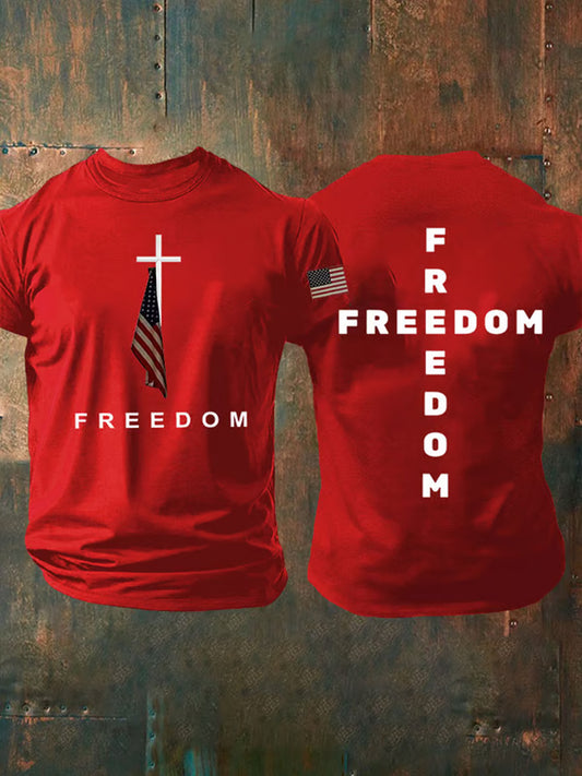 Men's Freedom Is Not Free R.I.P Charlie Kirk Short Sleeve T-shirt