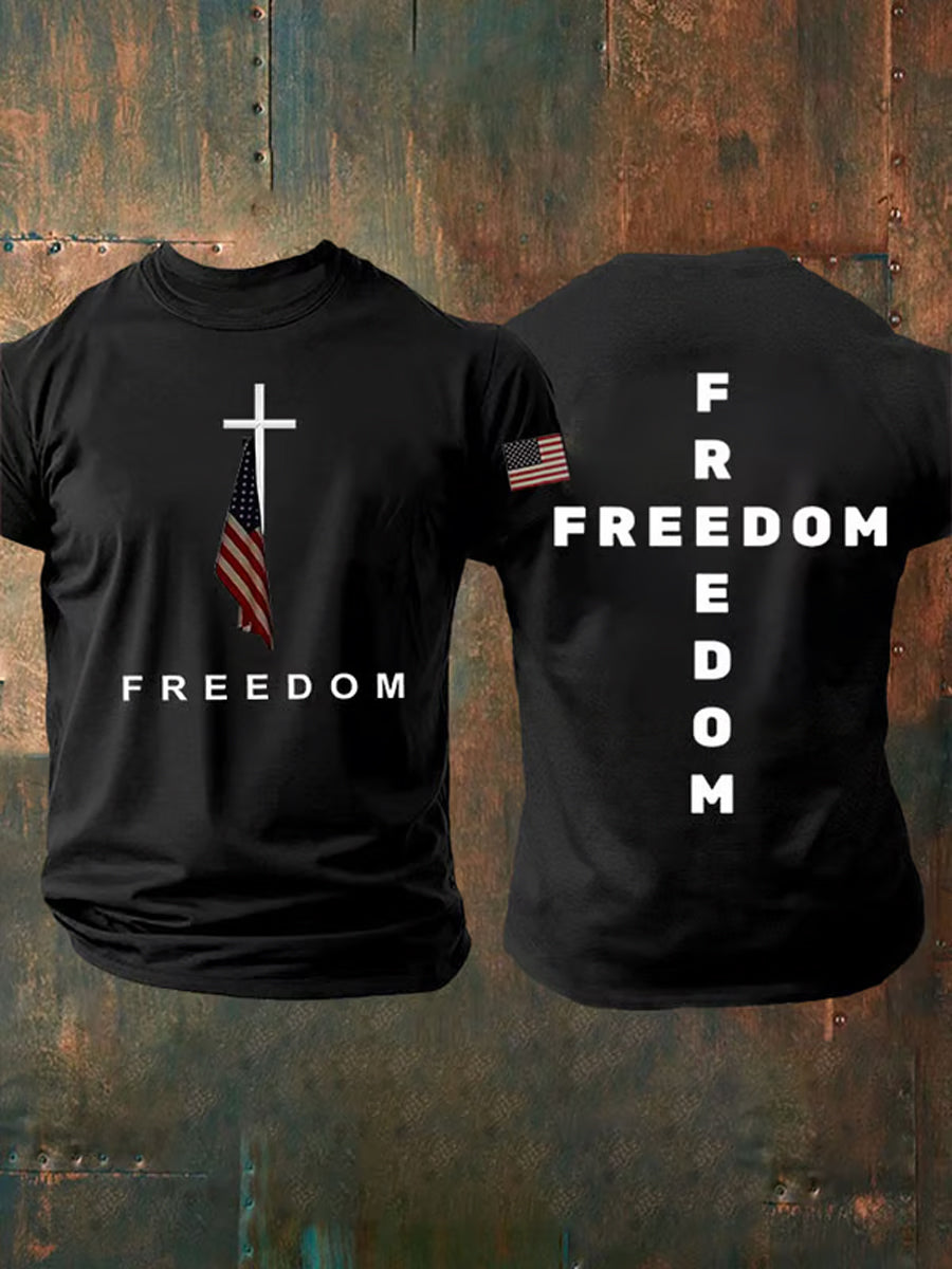 Men's Freedom Is Not Free R.I.P Charlie Kirk Short Sleeve T-shirt