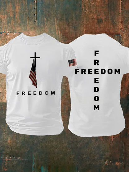 Men's Freedom Is Not Free R.I.P Charlie Kirk Short Sleeve T-shirt