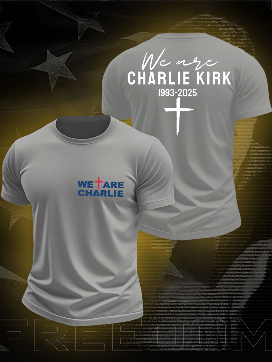 Men's We Are Charlie Printed T-shirt