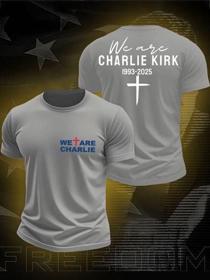 Men's We Are Charlie Printed T-shirt