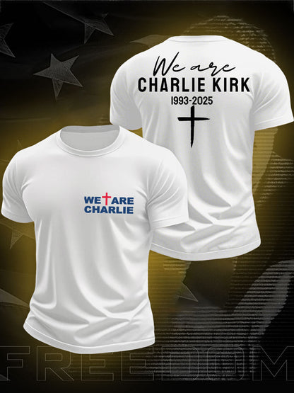 Men's We Are Charlie Printed T-shirt