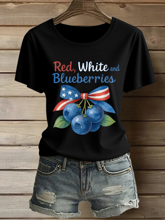 Women's Charlie Kirk Printed Vintage Fashion Loose Short Sleeve T-Shirt