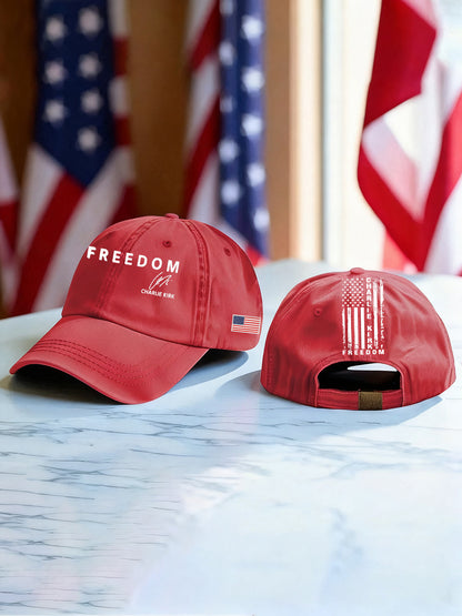 Unisex Freedom Is Not Free R.I.P Charlie Kirk Print Hat