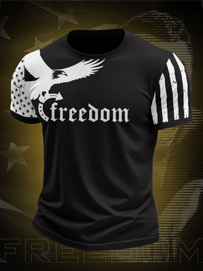 Men's Freedom True Patriot Printed T-shirt