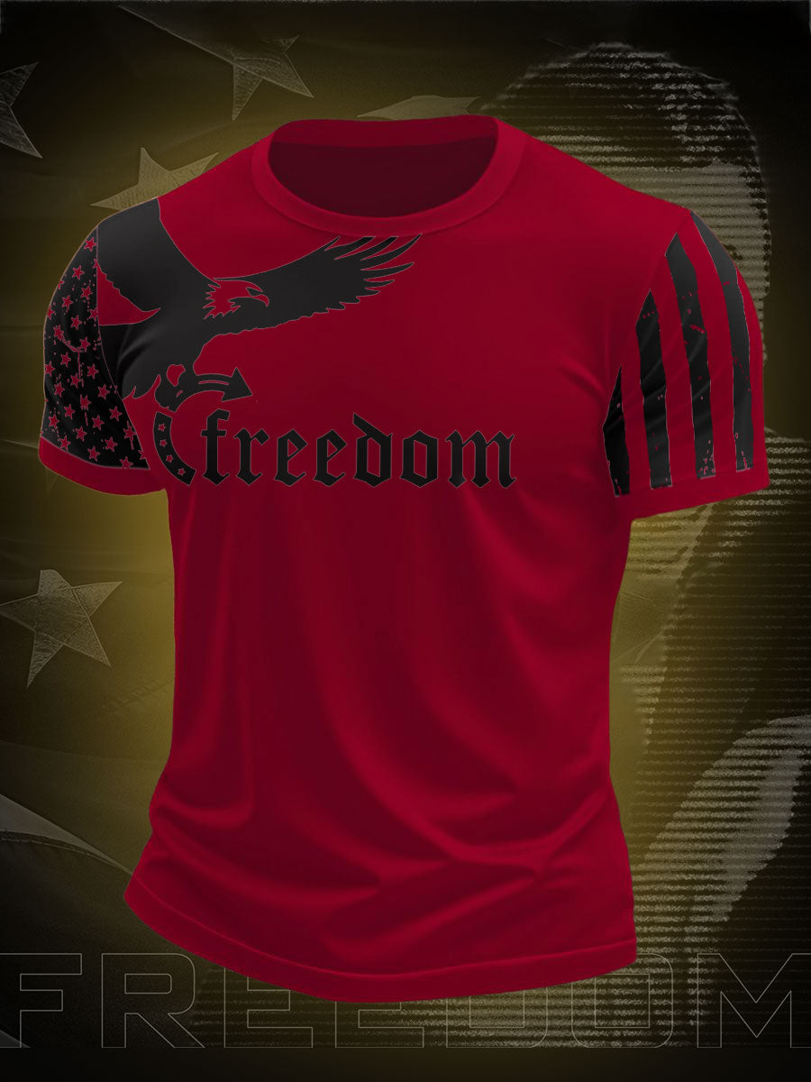 Men's Freedom True Patriot Printed T-shirt