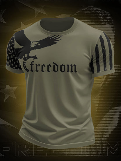 Men's Freedom True Patriot Printed T-shirt