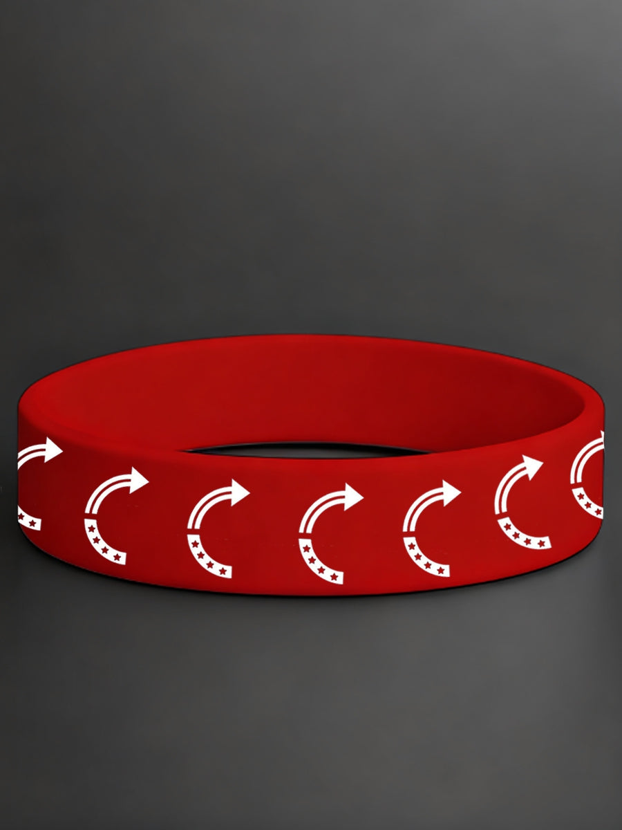 Unisex This Is Turning Point Charlie Kirk Printed Braided Cord Bracelet Wristlet