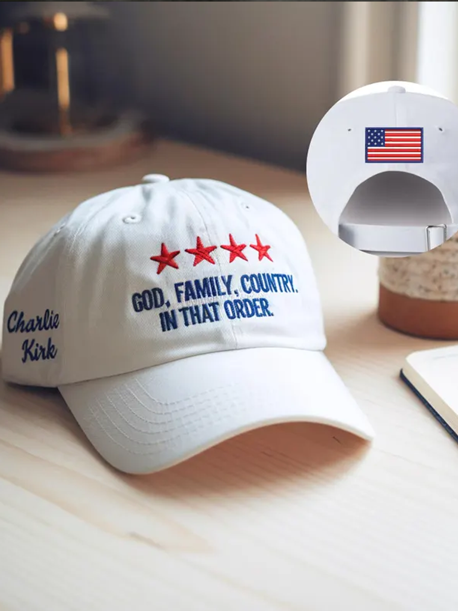 Unisex Charlie Kirk Print Hat