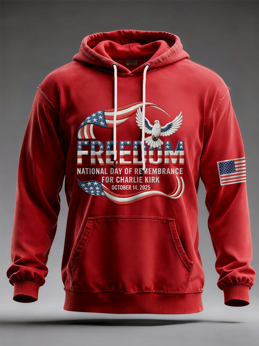 Men's Charlie Kirk National Day Of Remembrance Hoodie