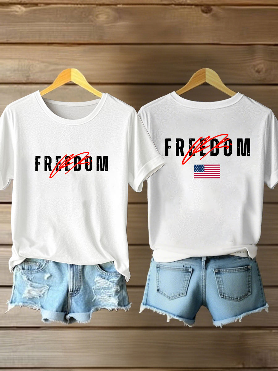 Women's Freedom Is Not Free R.I.P Charlie Kirk Short Sleeve T-shirt