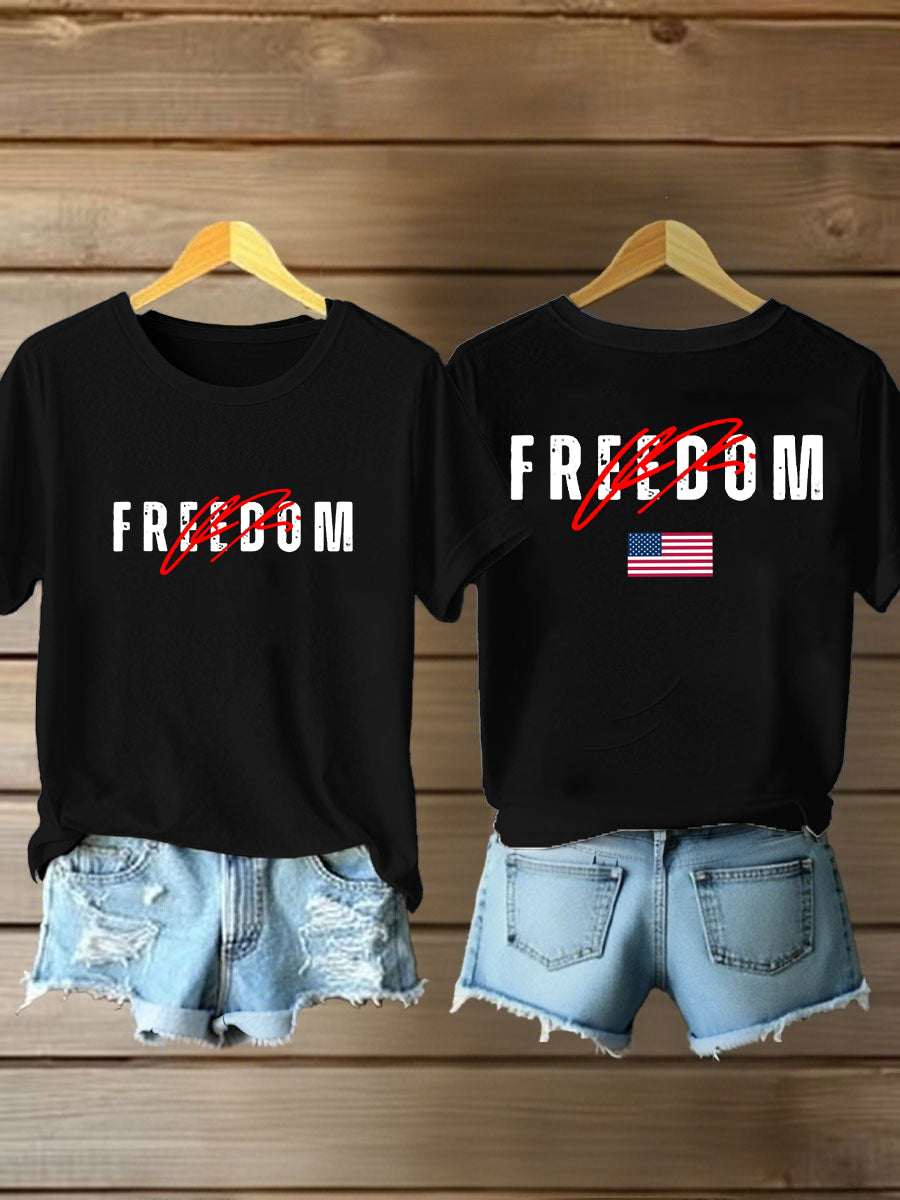 Women's Freedom Is Not Free R.I.P Charlie Kirk Short Sleeve T-shirt