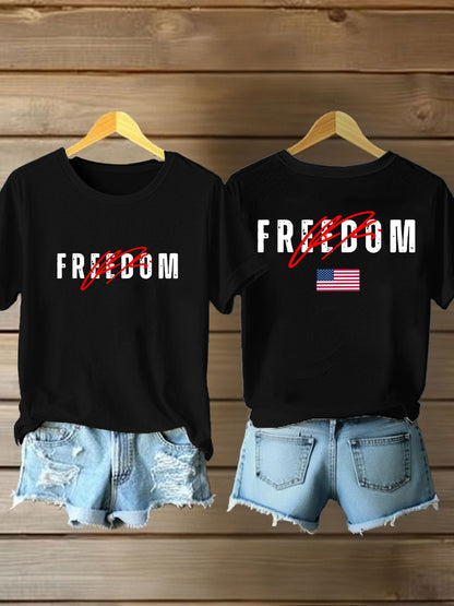 Women's Freedom Is Not Free R.I.P Charlie Kirk Short Sleeve T-shirt