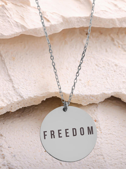 Charlie Kirk Freedom Necklace