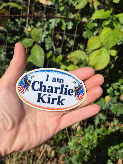 Charlie Kirk Memorial Sticker