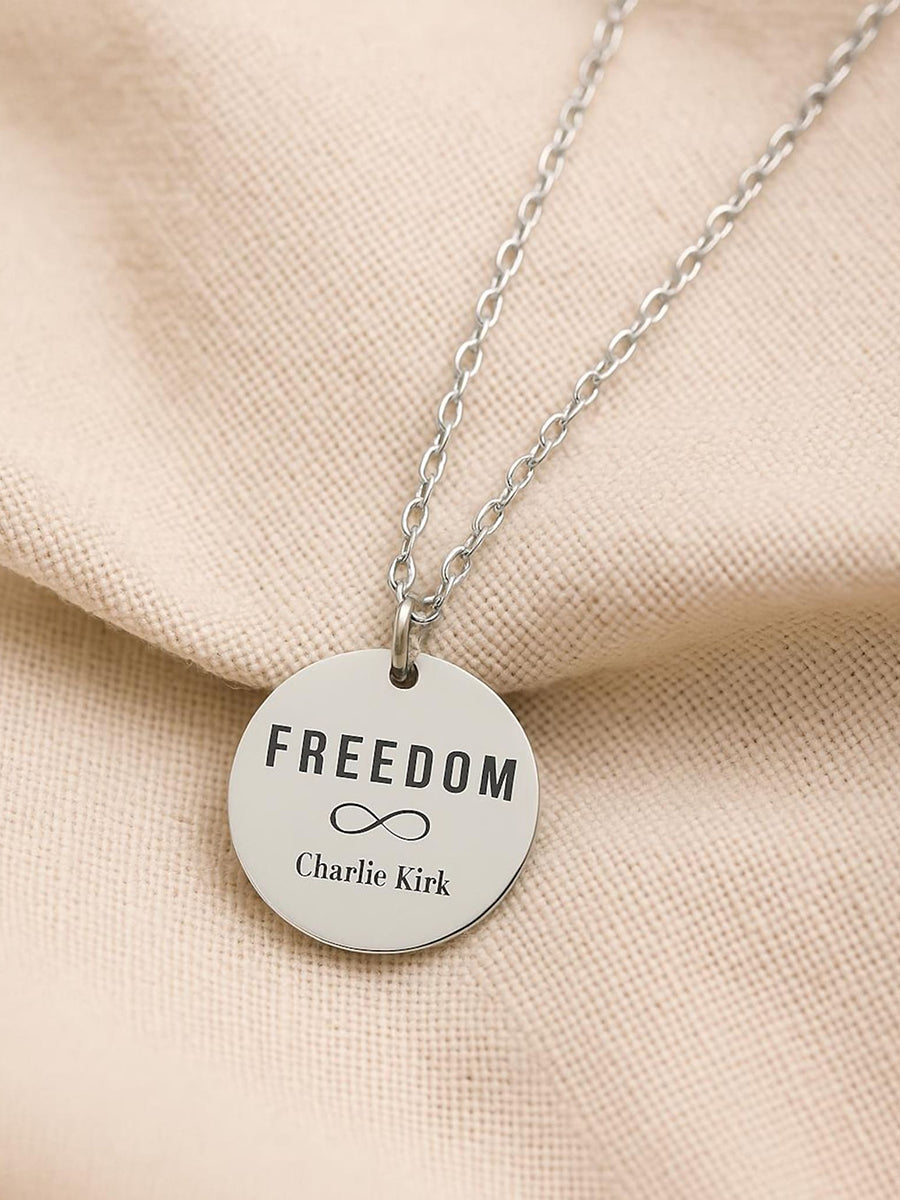 Charlie Kirk Freedom Necklace