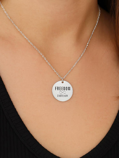 Charlie Kirk Freedom Necklace