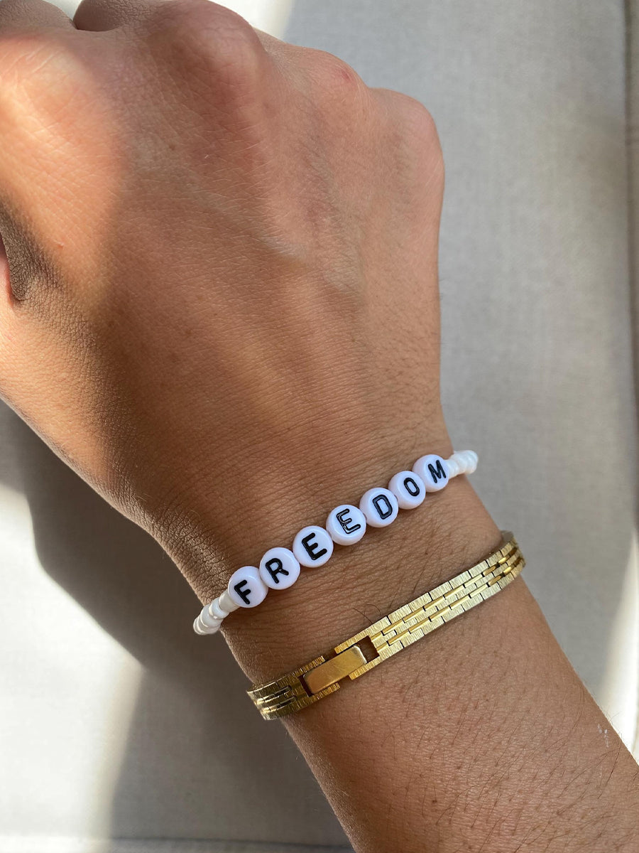 Charlie Kirk Freedom Bracelet