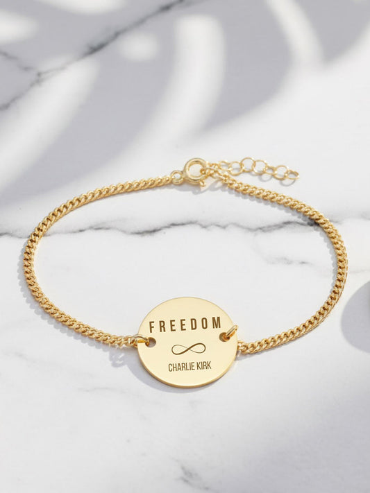 Charlie Kirk Freedom Bracelet