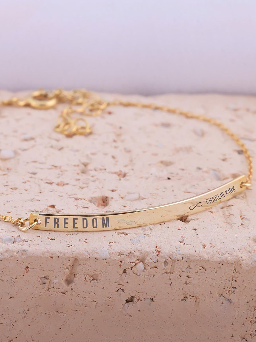 Charlie Kirk Freedom Bracelet