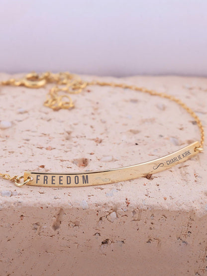 Charlie Kirk Freedom Bracelet