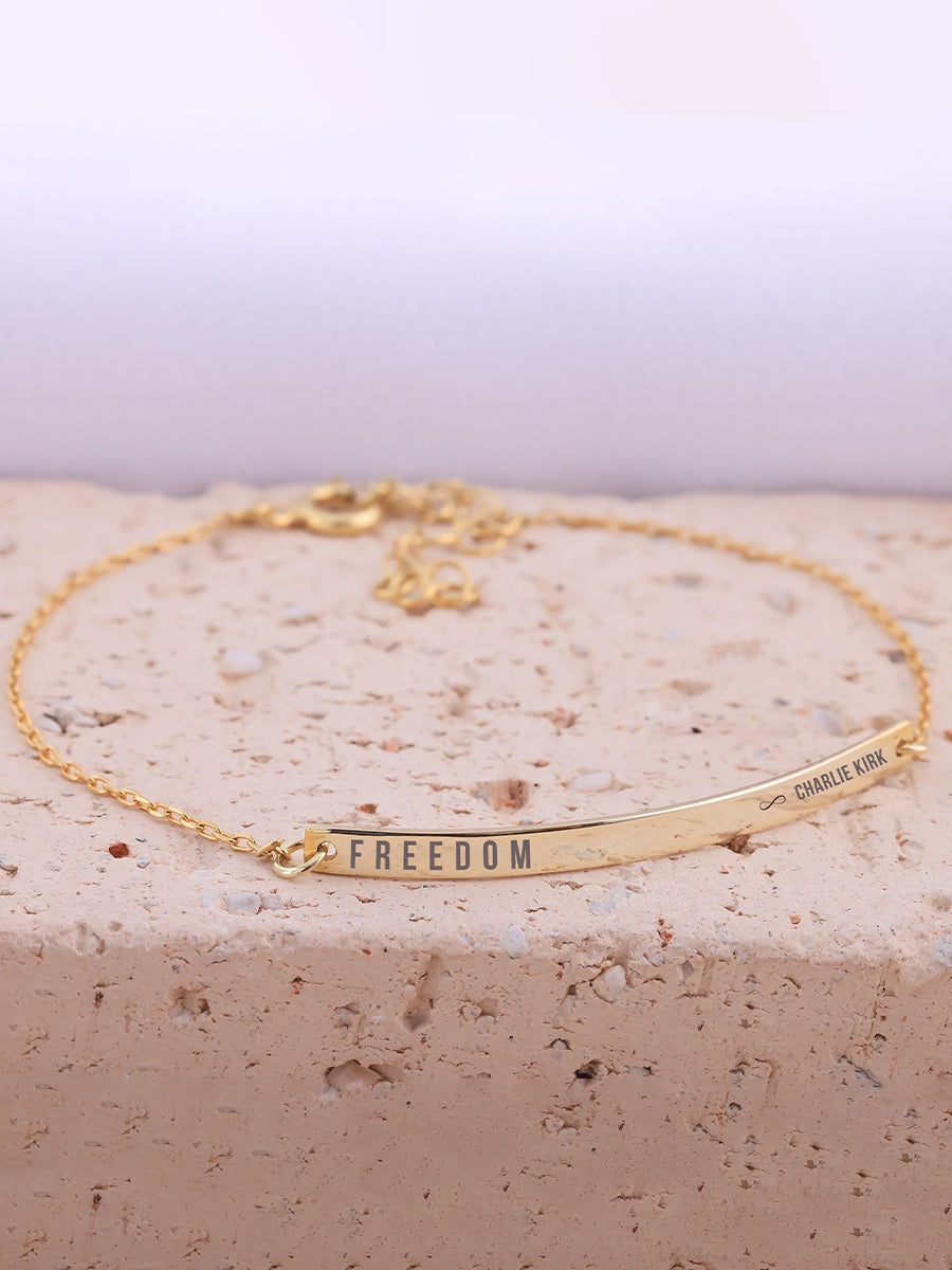 Charlie Kirk Freedom Bracelet