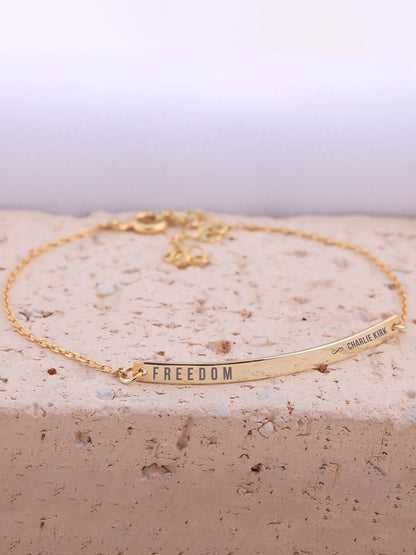 Charlie Kirk Freedom Bracelet