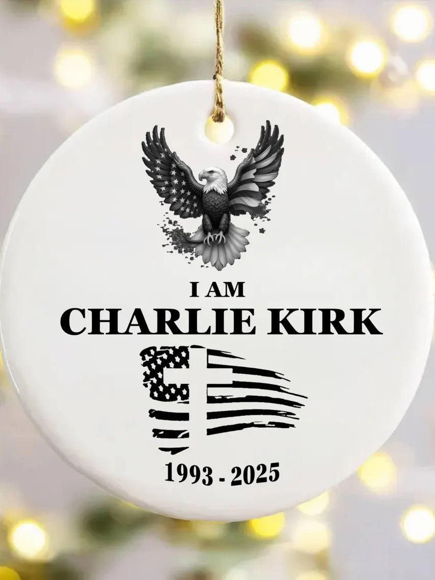 Charlie Kirk Acrylic Decorative Ornament