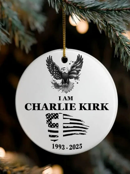Charlie Kirk Acrylic Decorative Ornament
