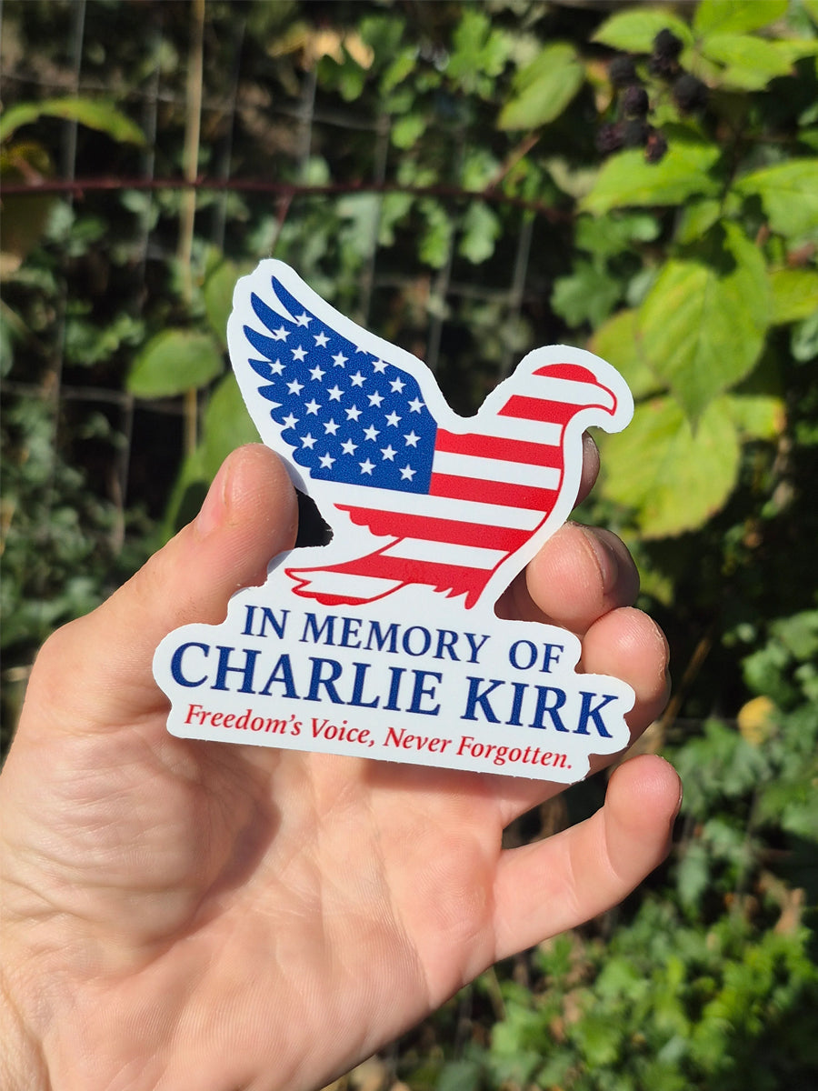 Charlie Kirk Memorial Sticker