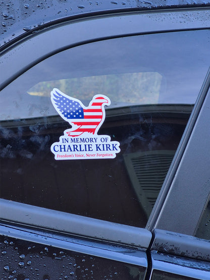 Charlie Kirk Memorial Sticker
