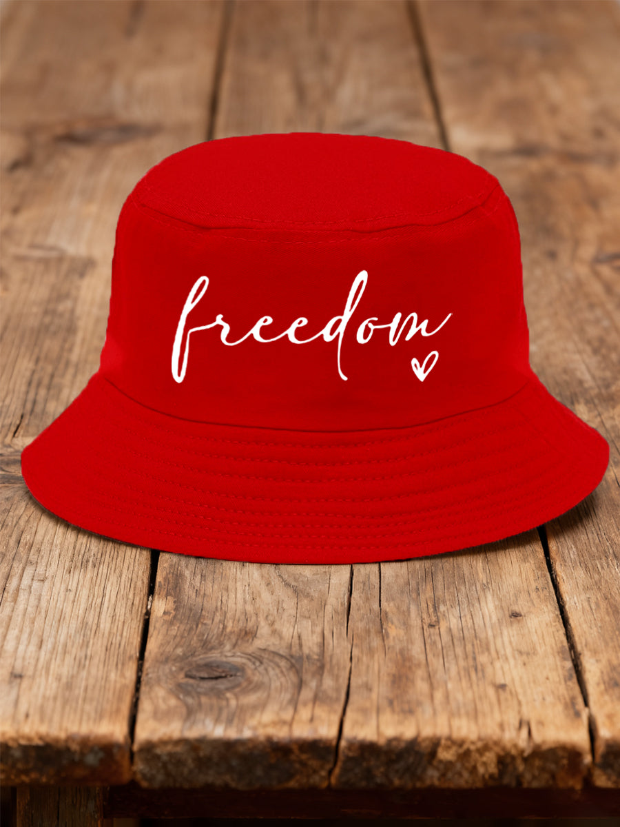 Unisex Freedom Charlie Kirk Bucket Hat