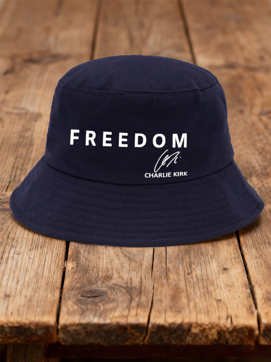 Unisex Freedom Is Not Free R.I.P Charlie Kirk Print Hat