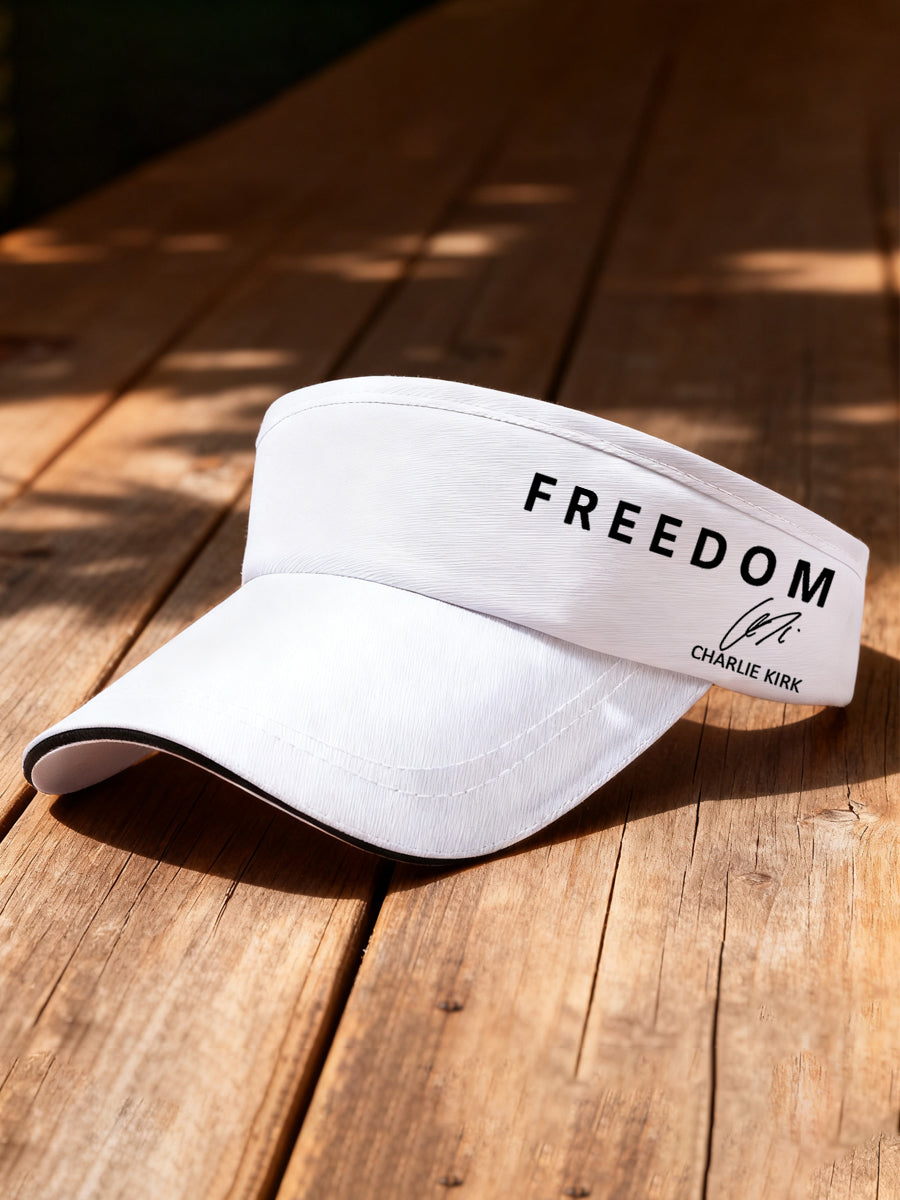 Unisex Freedom Is Not Free R.I.P Charlie Kirk Print Sun Hat