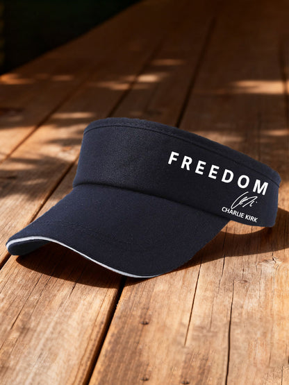 Unisex Freedom Is Not Free R.I.P Charlie Kirk Print Sun Hat
